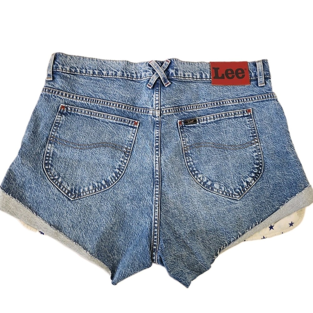Kacey Musgraves Lee Shorts 18 Acid Wash Denim Cutoff Stars Western Y2K Festival